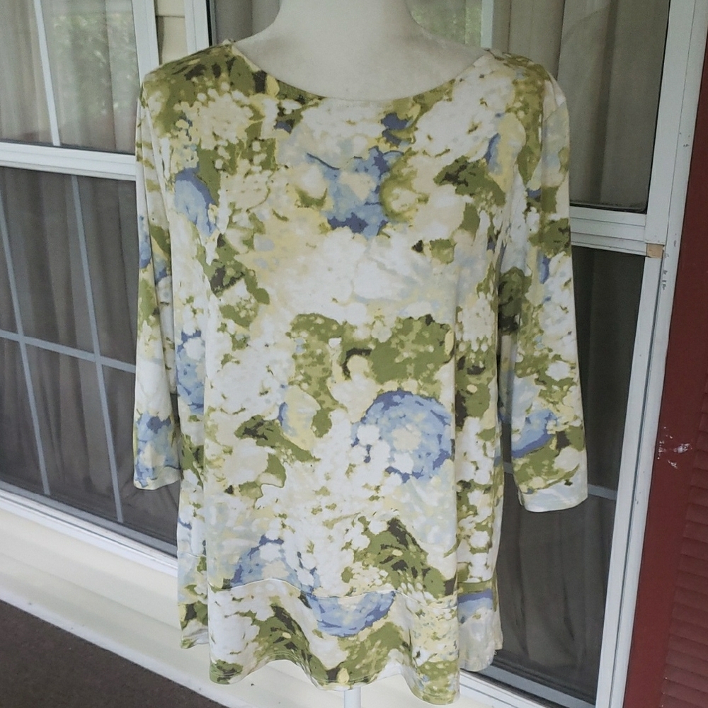 PUREJILL Floral Tier Cottagecore Boho Top‎